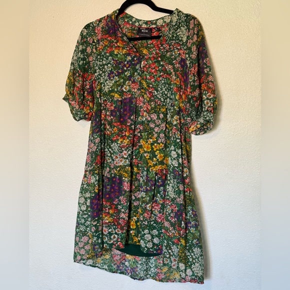 Maeve By Anthropologie Plus Melinda Tiered Tunic Dress Women's XS - Picture 1 of 6